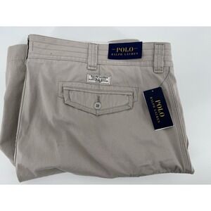 NWT - Polo Ralph Lauren Core Replen Cargo Shorts Beige   - Men's 48B